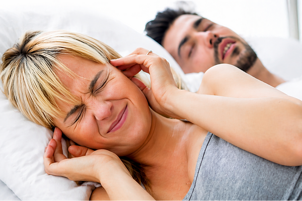 Snoring, restless nights, waking up tired every morning.